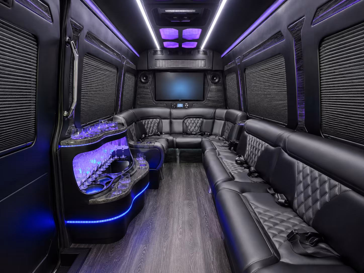 erie airport transportation onboard seating