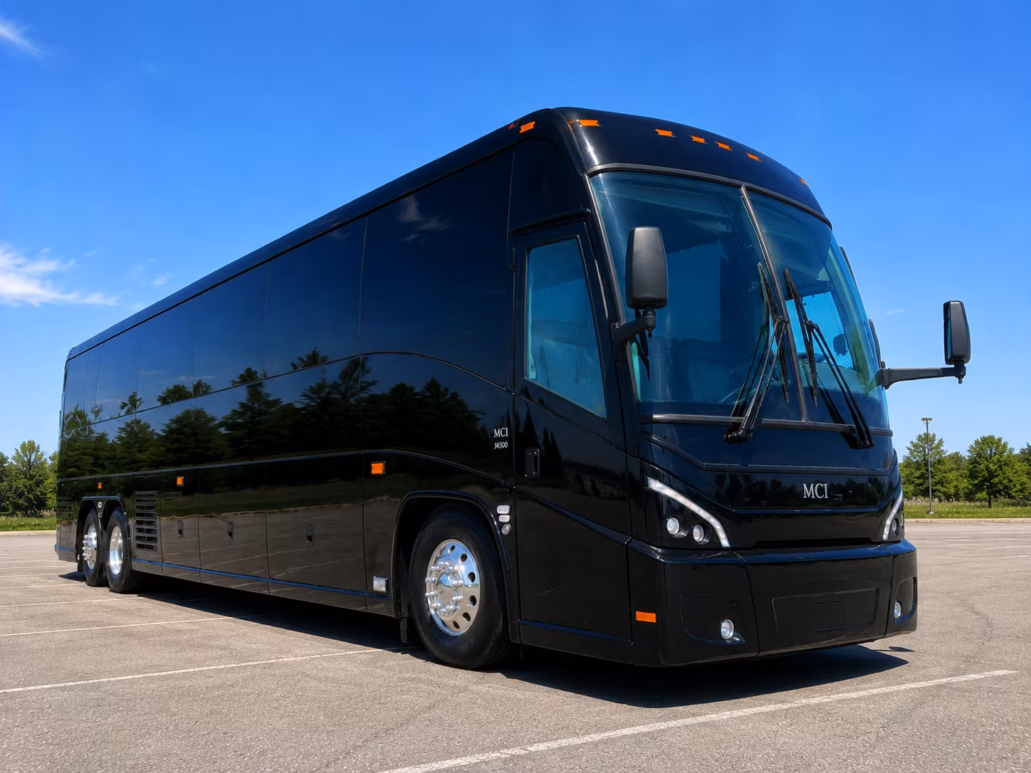erie bus rental service area