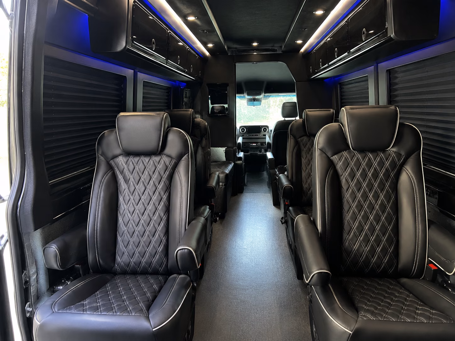 erie private event transportation onboard seating