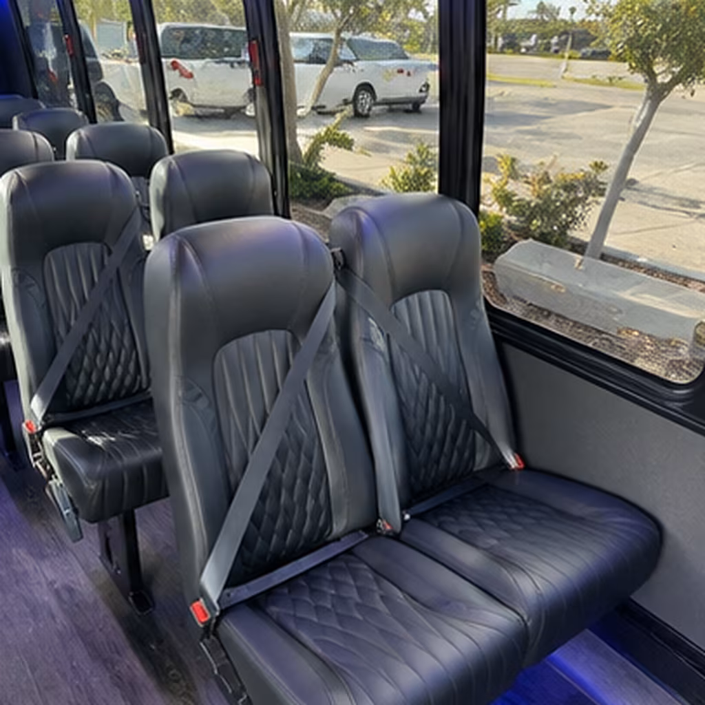 erie school event transportation onboard seating